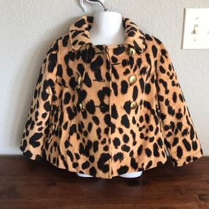 Leopard print coat